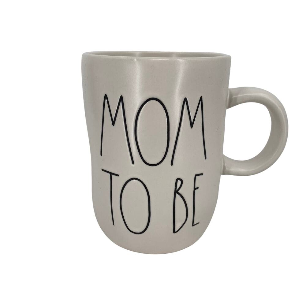 Rae Dunn Mom To Be White Large Mug